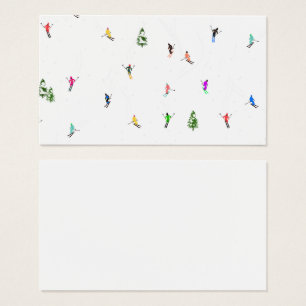 Padrões de esqui de esqui alpino no inverno