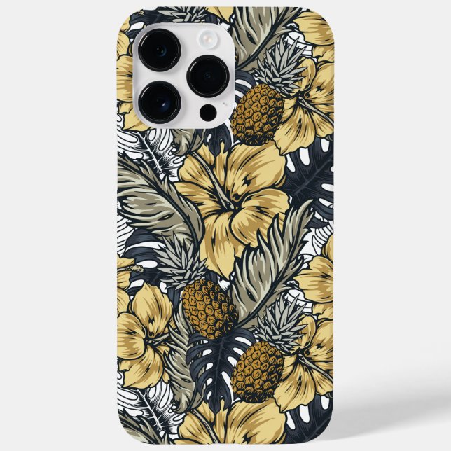 Padrões de Folhas Tropicais e Flores (Verso)