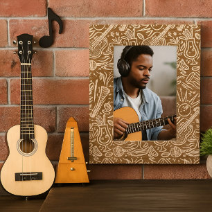 Padrões de Instrumentos de Música Decorativa Elega