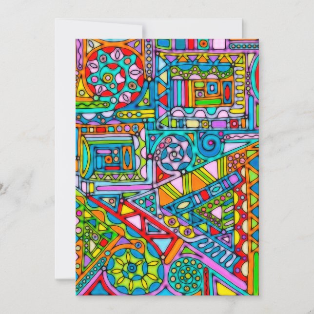 Padrões De Mão E Digitalmente Pintados Art 53° (Frente)