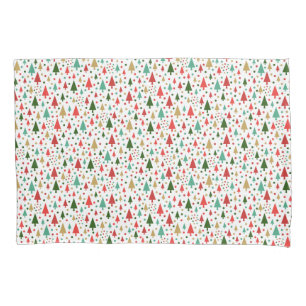 Padrões de Natal - paisagem de árvores coloridas