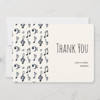 Padrões de Notas Musicais bonitos Obrigado