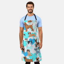 Padrões de Raça de Cachorro Impressão Apron