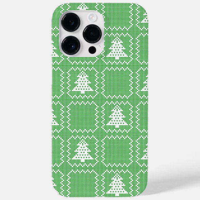 Padrões de suéter feio da árvore de Natal Cozy (Verso)