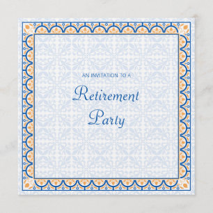Padrões e Bordas 2 Convite de festas de aposentado