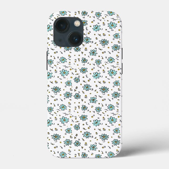 Padrões Florais Cute Case-Mate Tough Apple iPhone  (Verso)