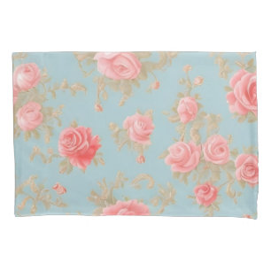 Padrões Florais de Rosas Rosa
