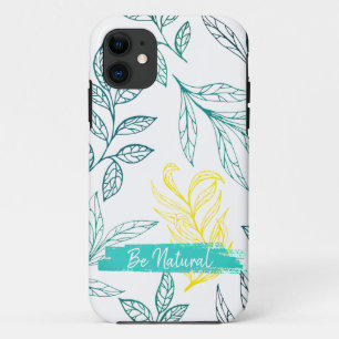 Padrões folhas capas de iphone de folhagem