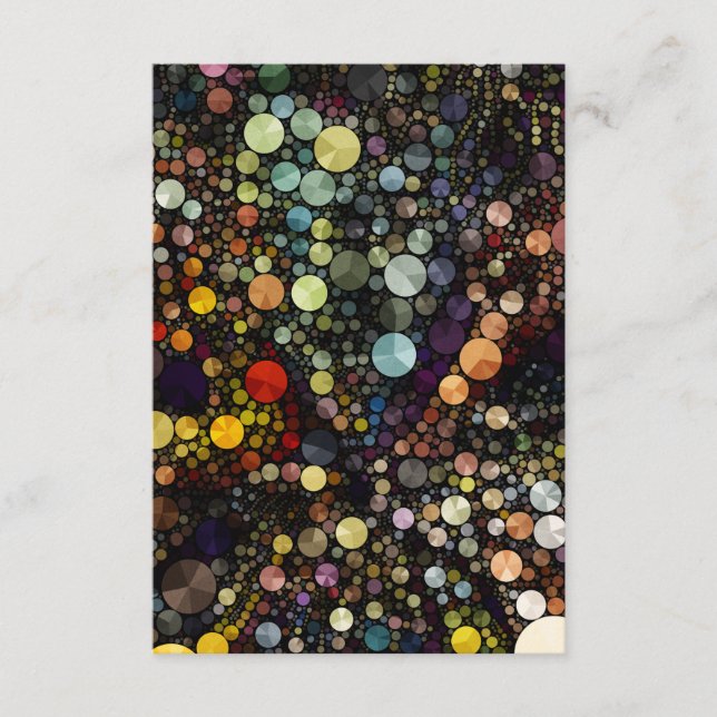 Padrões geométricos | Círculos multicolores (Frente)