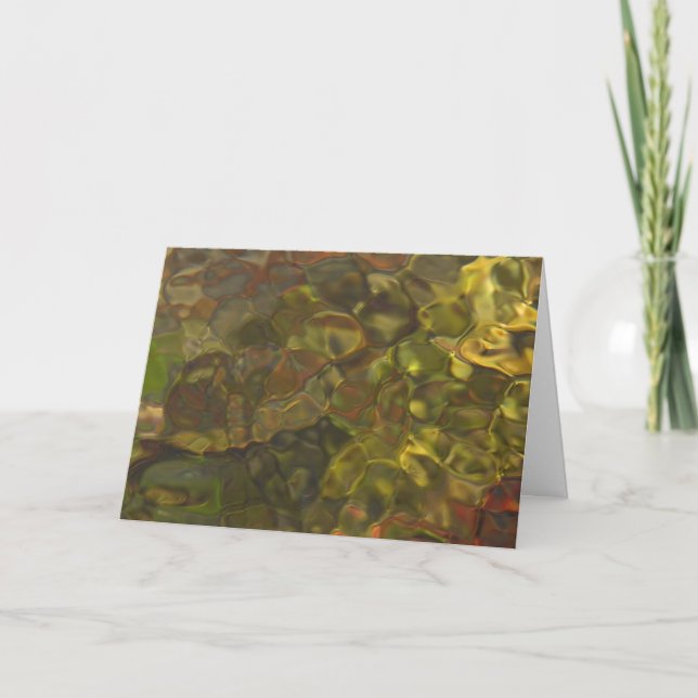 Padrões leves do rio - cartões de agradecimentos (Frente)