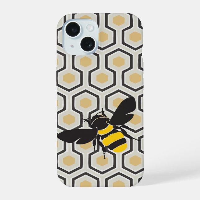 Padrões Retro Bee e Honeycomb (Verso)