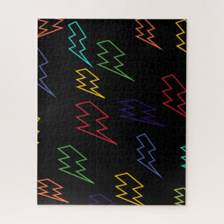 Padrões Zigzag multicolores         Quebra-cabeça 