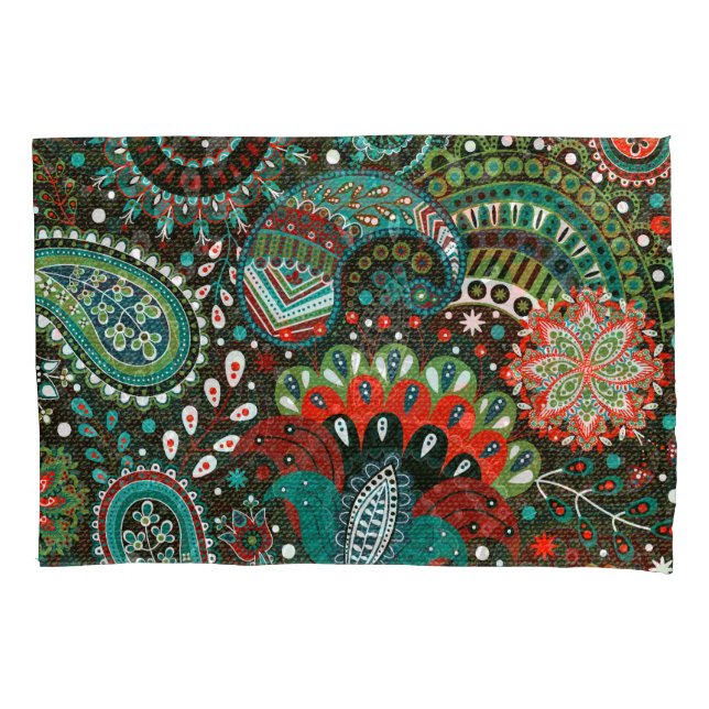 Paela ploral: elementos de padrão sem costura. (Frente)