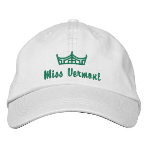 Pageant Custom Embroidered Baseball Boné EUA