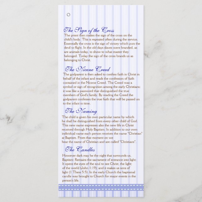 Página 3/5 Programa de Batismo da Igreja Ortodoxa  (Frente)