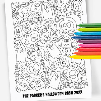 Página Coloração de Texto Personalizada | Padrão d