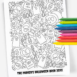 Página Coloração de Texto Personalizada | Padrão d