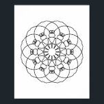 Página Corante do Adulto Tornar-se-á Palala Poster<br><div class="desc">Coloração na atividade e na arte de parede em uma >> escolha o tamanho que convém. Mandala foi definido como preto, mas você pode mudar a cor de acordo com sua preferência. // Precisa de ajuda para personalizar o seu design? Tem outras ideias? Sinta-se livre para me contactar (Zoe) diretamente...</div>