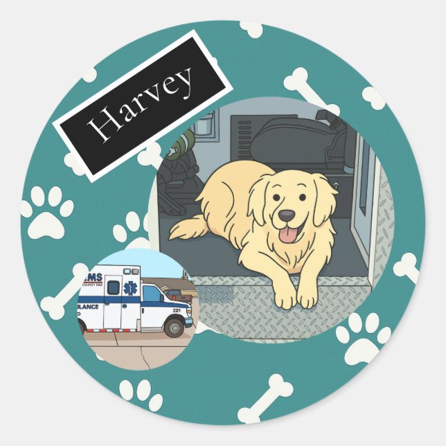 página de adesivos de Harvey (Frente)