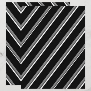 Página de Álbum de Recortes com Listras Diagonais