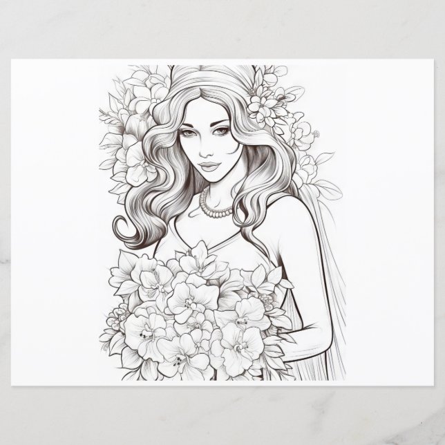 Página de Coloração de Casamentos - Divertido para (Verso)