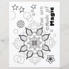 Página de coloração para adultos magros