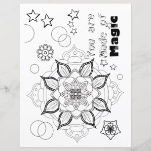 Página de coloração para adultos magros