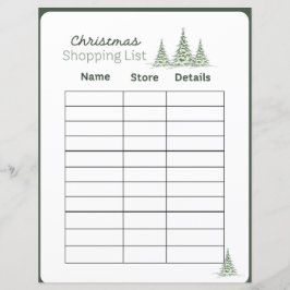 Página de Planejamento da Lista de Compras de Nata