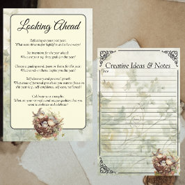 Página de Prompt do Diário do Binder Amarelo Suave