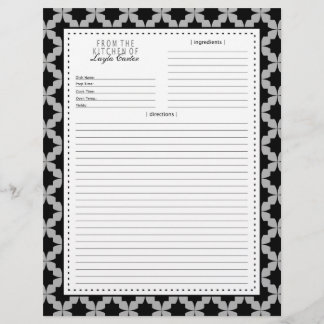 Página de Receita da Estrela Retroativa Preta