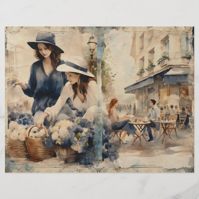 Página Diário de Lixo das Ruas Parisienne (Frente)