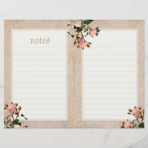 Página Diário Rosa Rosa Rosa Vintage