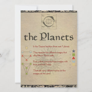 Página do Livro de Sombras "SOL" dos Planetas
