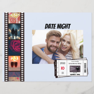 Página do Scrapbook de Filmes Noturnos de Data Per