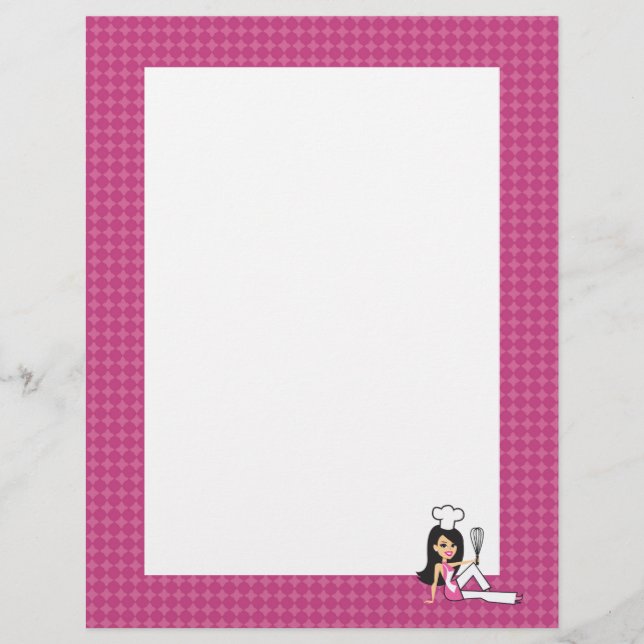 Página ilustrada para Receitas (Frente)