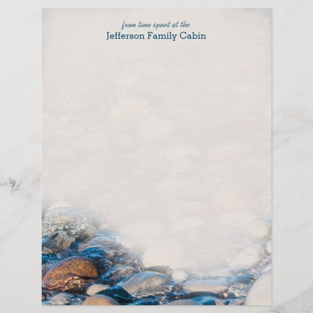 Página Memórias do Lago Personalizado (Frente)