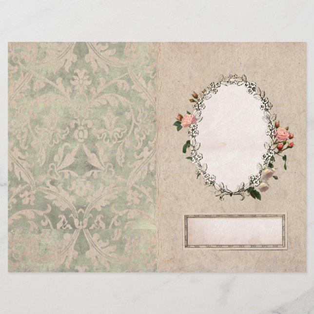 Página Nameplate do Diário de Borda Rosa Rosa Rosa (Frente)