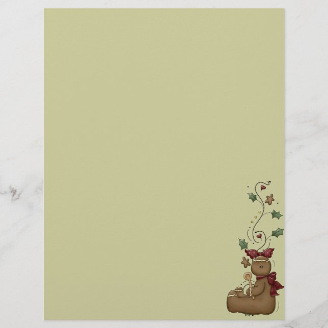 Página Receita de Gingerpão-de-açúcar (Frente)