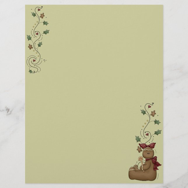 Página Receita de Gingerpão-de-açúcar (Frente)