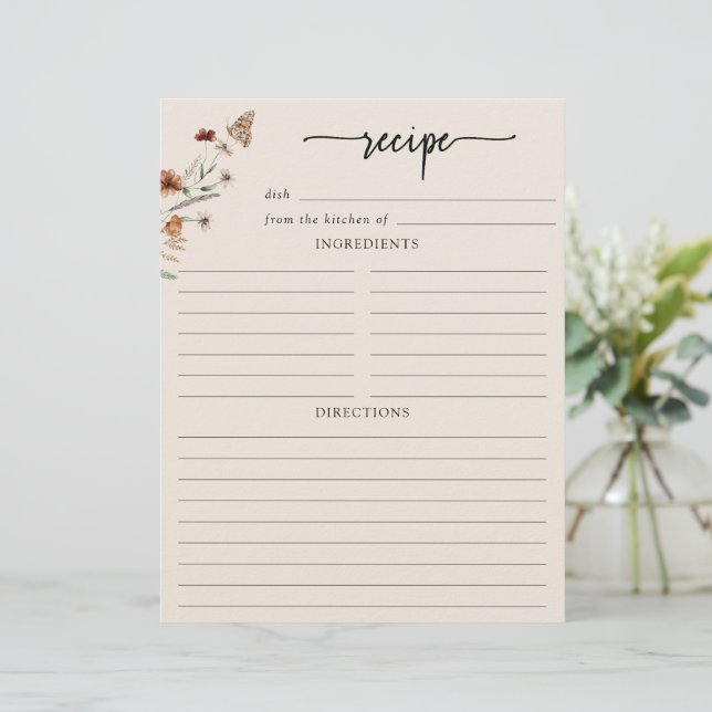 Página Receita Floral (Em pé/Frente)