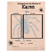 Página Receita Personalizada do Halloween