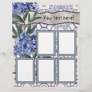 Páginas da disposição do álbum de recortes - c