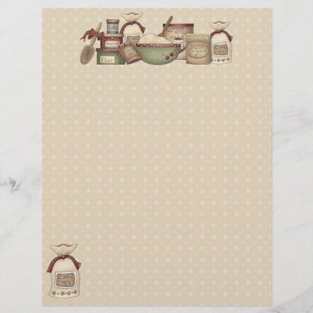 Páginas de Receita da Vovó (Não-Vinculadas) (Frente)