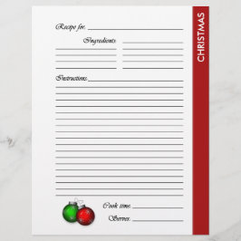 Páginas de Receita frente e verso do NATAL