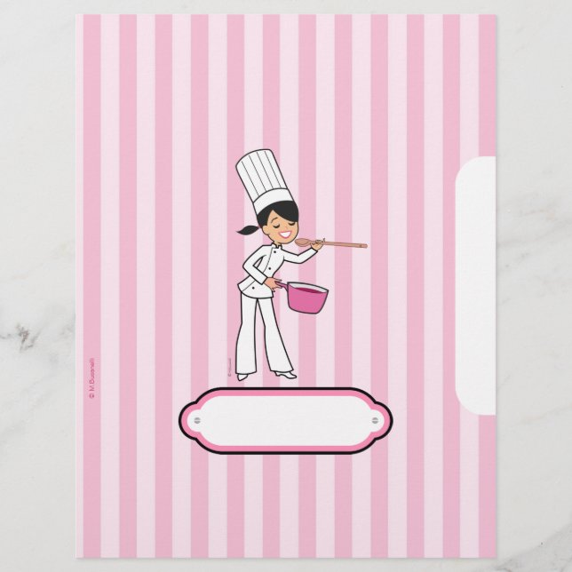 Páginas de Receita Personalizadas em Cuta (Frente)