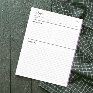 Páginas de Receita Vinculadas Modernas em formato 