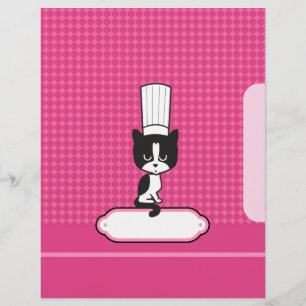 Páginas de Receitas da Gatinha da Chefe - Ilustrad