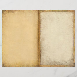 Páginas do Diário de Pergaminho Antigo