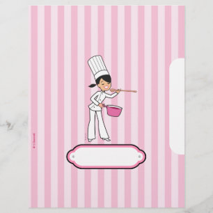 Páginas personalizadas bonitos da receita
