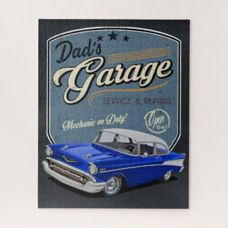 Pai 1957 Garage Jigsera Quebra-cabeça